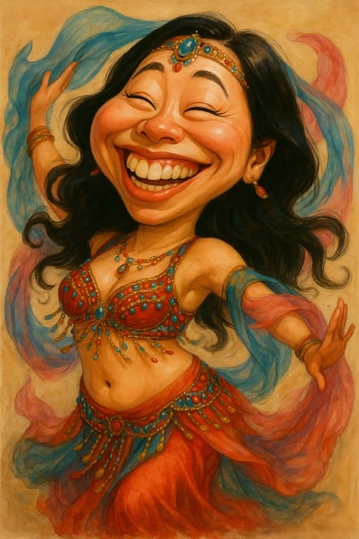 Caricature of Anna
