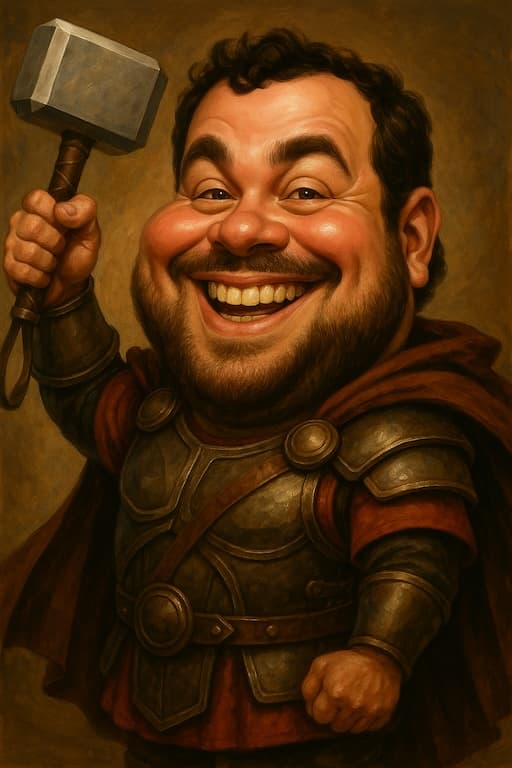 Caricature of John