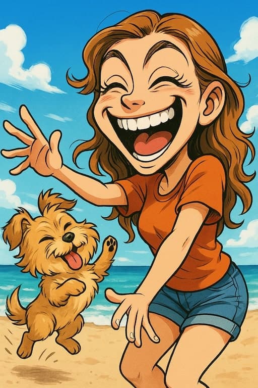 Caricature of Maria